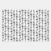 Black Lives Matter BLM Power Fist Collectie Trio Inpakpapier Vel (Voorkant 2)