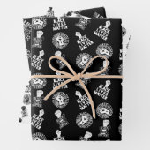 Black Lives Matter BLM Power Fist Collectie Trio Inpakpapier Vel (In situ)