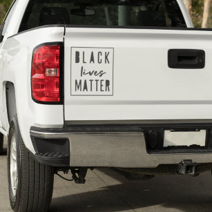 Black Lives Matter   BLM Race Equality Car Bumper Sticker