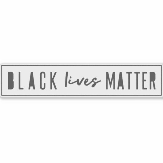 Black Lives Matter | BLM Race Equality-laptop Sticker (Voorkant)