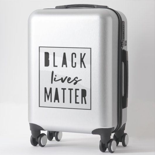 Black Lives Matter | BLM Race Equality Luggable Sticker (Koffer)