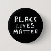 Black Lives Matter BLM Ronde Button 5,7 Cm (Voorkant)