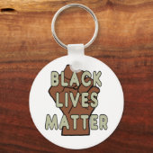 Black Lives Matter BLM Sleutelhanger (Voorkant)