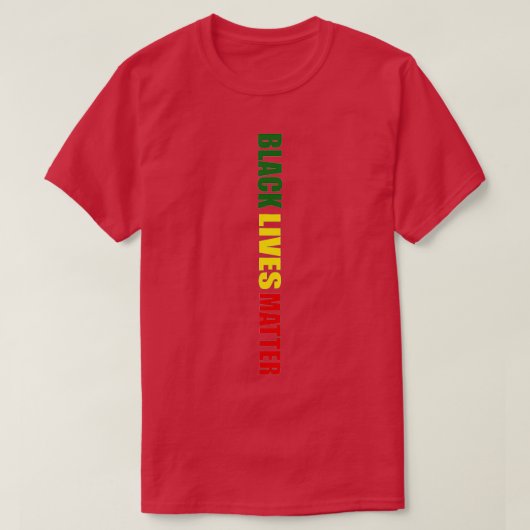 Black Lives Matter BLM T-shirt (Design voorkant)
