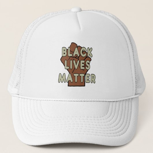 Black Lives Matter BLM Trucker Pet (Voorkant)