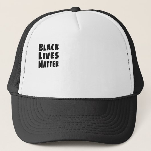 Black Lives Matter BLM Trucker Pet (Voorkant)