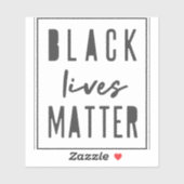 Black Lives Matter | BLM-waterfles Sticker (Vel)