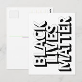 Black Lives Matter Briefkaart (Voorkant / Achterkant)