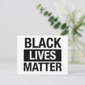 Black Lives Matter Briefkaart (Staand voorkant)