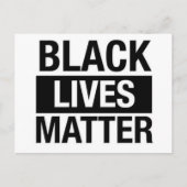 Black Lives Matter Briefkaart (Voorkant)