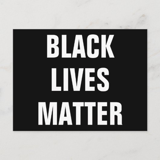 Black Lives Matter Briefkaart (Voorkant)