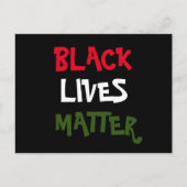 Black Lives Matter Briefkaart (Voorkant)