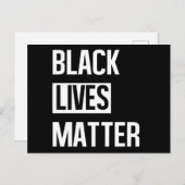 Black Lives Matter Briefkaart (Voorkant / Achterkant)