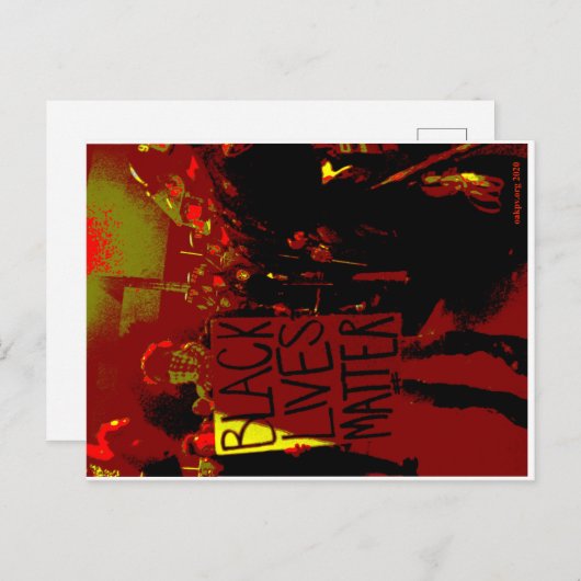 Black Lives Matter Briefkaart (Voorkant / Achterkant)