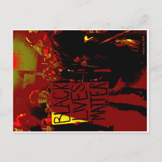 Black Lives Matter Briefkaart (Voorkant)