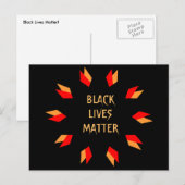 Black Lives Matter Briefkaart (Voorkant / Achterkant)
