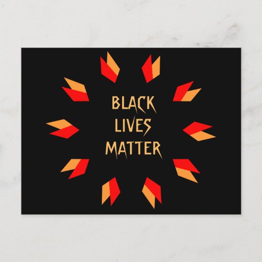 Black Lives Matter Briefkaart (Voorkant)