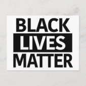 Black Lives Matter briefkaart of mini-teken (Voorkant)