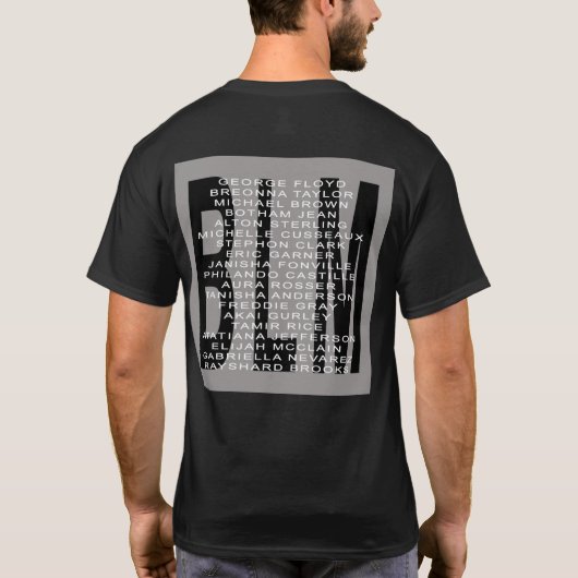 Black Lives Matter - Brotherhood T Shirt (Achterkant)