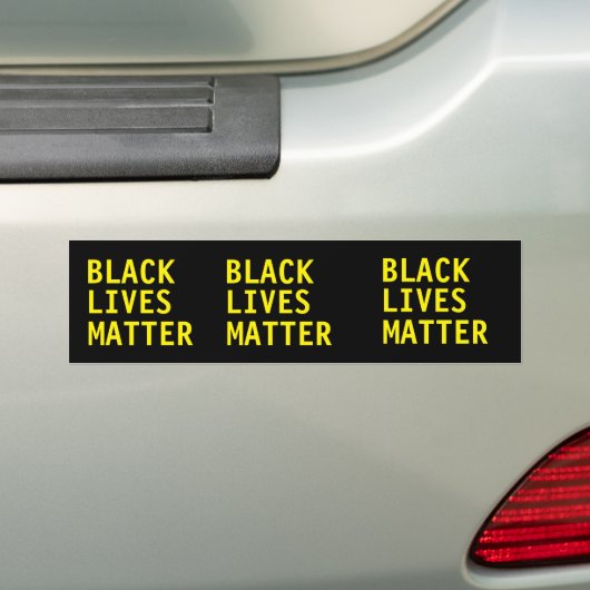 Black Lives Matter Bumpersticker (Op auto)