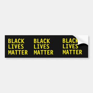 Black Lives Matter Bumpersticker