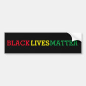 Black Lives Matter Bumpersticker (Voorkant)