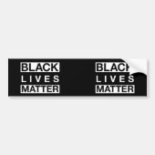 Black Lives Matter Bumpersticker (Voorkant)