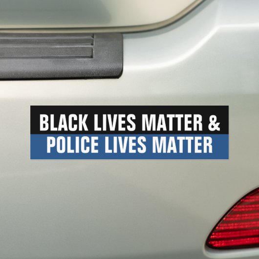 Black Lives Matter Bumpersticker (Op auto)