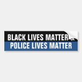 Black Lives Matter Bumpersticker (Voorkant)