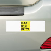 Black Lives Matter Bumpersticker (Op auto)