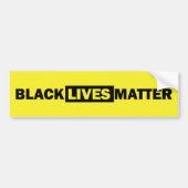 Black Lives Matter Bumpersticker (Voorkant)