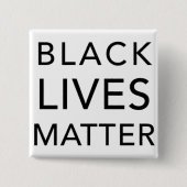 Black Lives Matter Button (Voorkant)