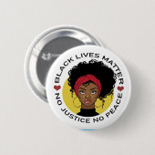 Black Lives Matter Button (Voorkant /achterkant)