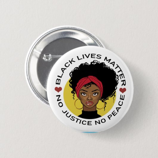 Black Lives Matter Button (Voorkant /achterkant)