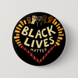 Black Lives Matter Button ~ dark
