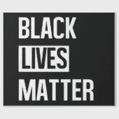 Black Lives Matter Cadeaupapier (Vlak)