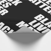 Black Lives Matter Cadeaupapier (Hoek)