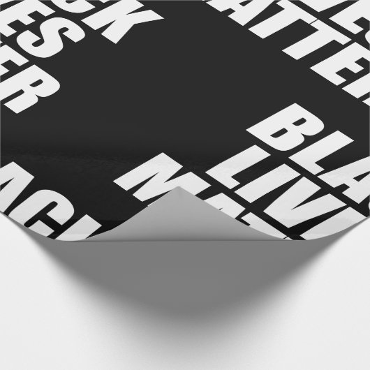 Black Lives Matter Cadeaupapier (Hoek)