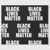 Black Lives Matter Cadeaupapier (Vlak)