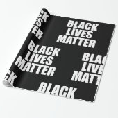 Black Lives Matter Cadeaupapier (Uitgerold)