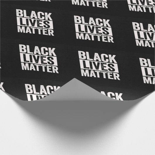 Black Lives Matter Cadeaupapier (Hoek)