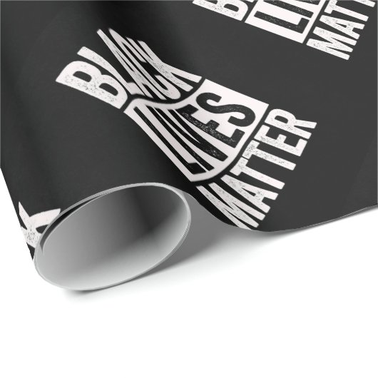 Black Lives Matter Cadeaupapier (Rol Hoek)