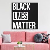 Black Lives Matter Canvas Afdruk (Insitu (Woonkamer))