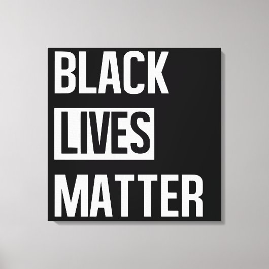 Black Lives Matter Canvas Afdruk (Voorkant)