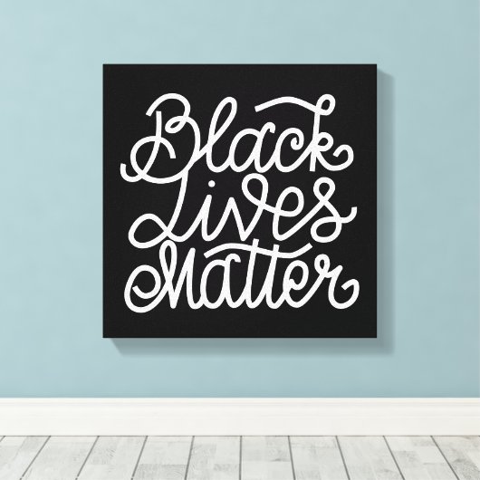 Black Lives Matter Canvas Afdruk (Insitu (Houten vloer))
