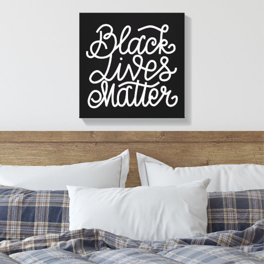 Black Lives Matter Canvas Afdruk (Insitu (Slaapkamer))