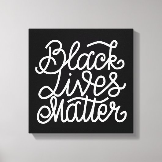 Black Lives Matter Canvas Afdruk (Voorkant)
