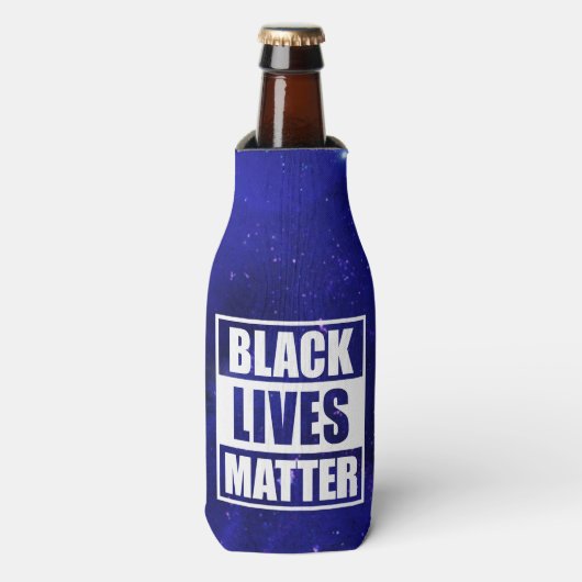 Black Lives Matter Celestial Flesjeskoeler (Fles Voorkant)