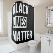 Black Lives Matter Douchegordijn (In situ)
