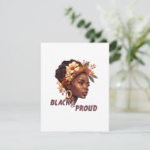 Black Lives Matter Feestdagenkaart (Staand voorkant)